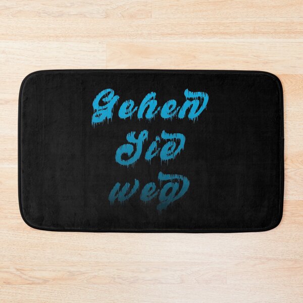 Item preview, Gehen Sie Weg Blue designed and sold by KMGraphics99.