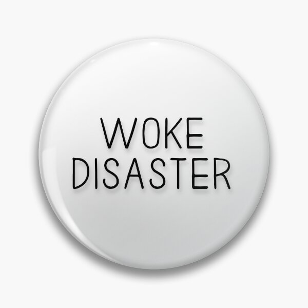 Item preview, Woke Disaster - Black Typography designed and sold by AgentRomanoff.