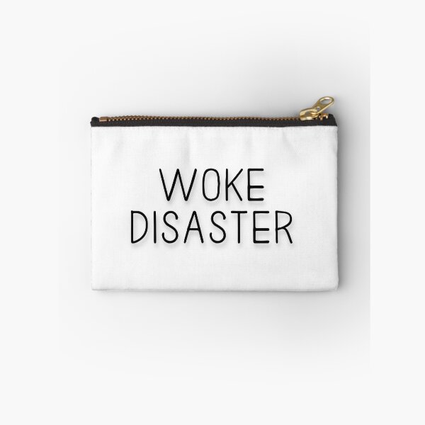Item preview, Woke Disaster - Black Typography designed and sold by AgentRomanoff.