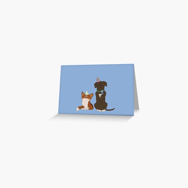 Birthday Pups Greeting Card