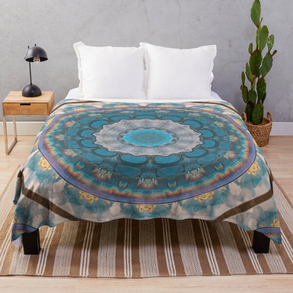 Item preview, Light Aquamarine Mandala designed and sold by MediaArtbyMara.