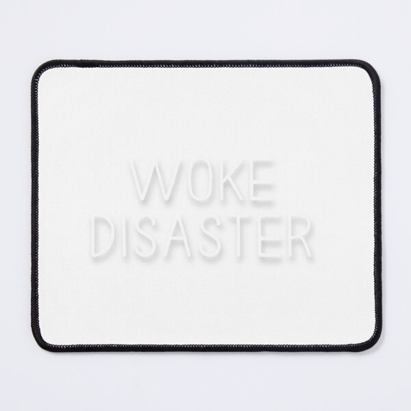 Item preview, Woke Disaster - White Typography designed and sold by AgentRomanoff.