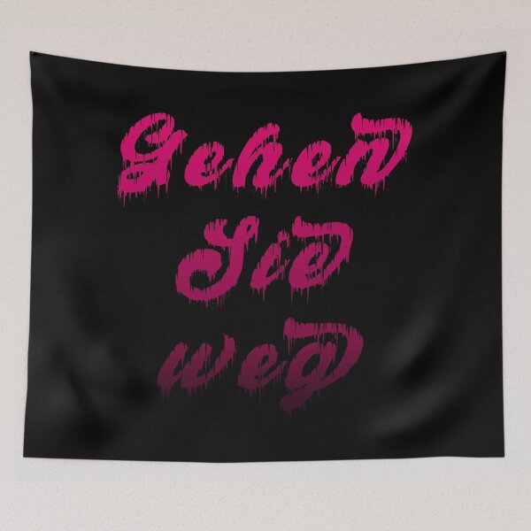 Item preview, Gehen Sie Weg Pink designed and sold by KMGraphics99.