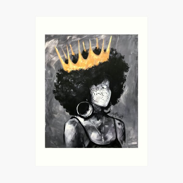 Naturally Queen II Art Print