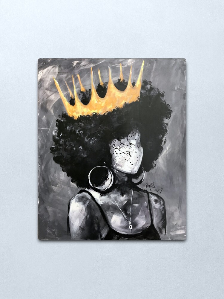 Alternate view of Naturally Queen II Metal Print