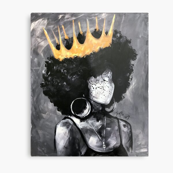 Naturally Queen II Metal Print