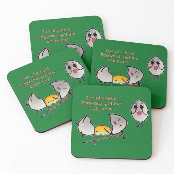 Item preview, "Son of a hen! Eggward, get the cake mix!" designed and sold by NoirPineapple.
