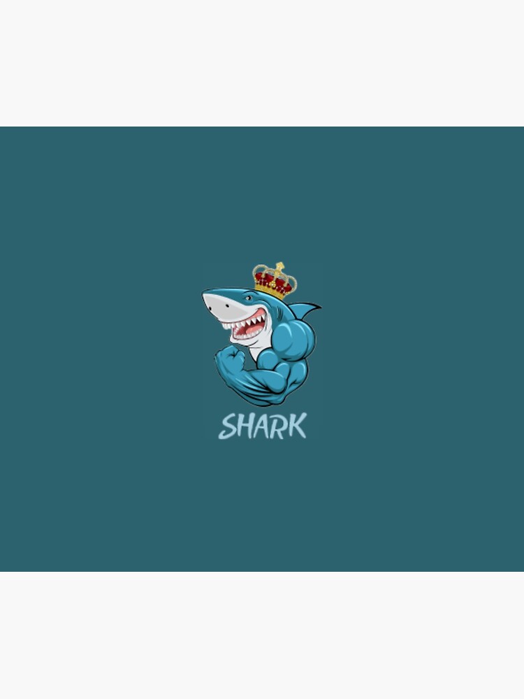 King Of Sharks Poster For Sale By Dittery Redbubble