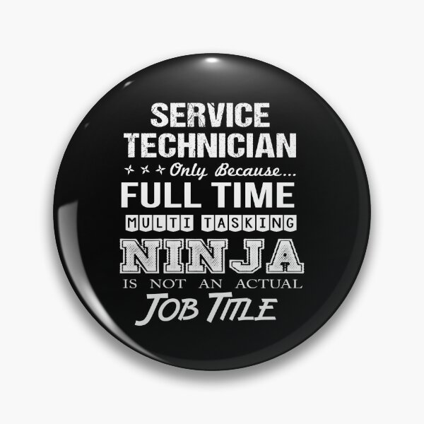 Item preview, Service Technician T Shirt - Multitasking Ninja Job Gift Item Tee designed and sold by watkinsmat.