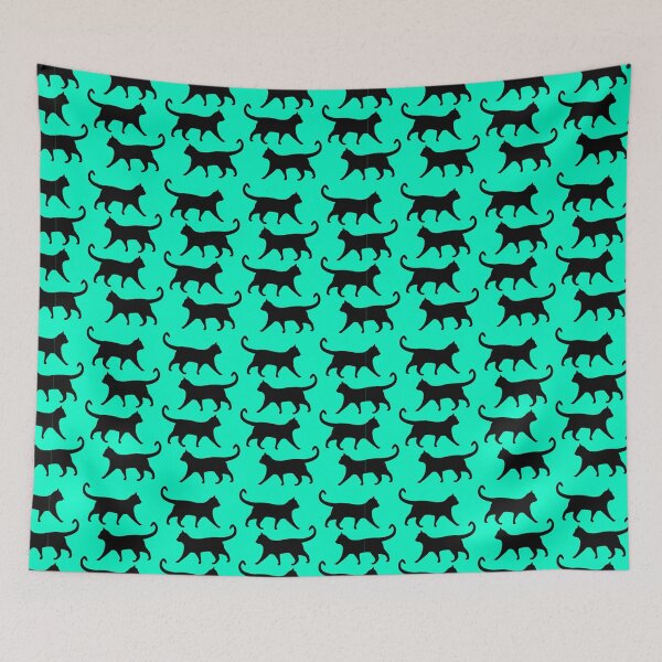 Item preview, Walking cats pattern designed and sold by catladyjoy.