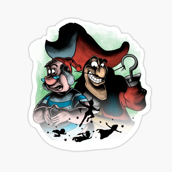 Pirate villain Sticker for Sale by trheewood