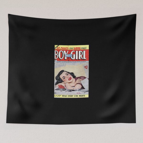 Item preview, What Every Girl Wants Retro Comics Vintage Comics Pop Arts Romance Boy Loves Girl  designed and sold by saurelmosert.