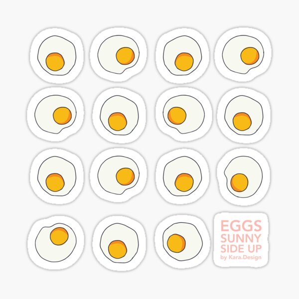 Eggs or Breakfast - Sunny Side Up Sticker