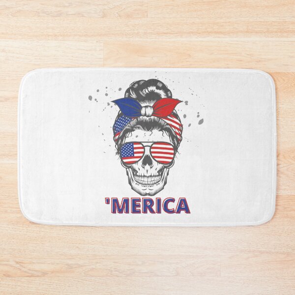 Item preview, Merica USA Skull Sunglasses American Flag America Patriotic Skeleton 4th of July designed and sold by CarantinedChaos.