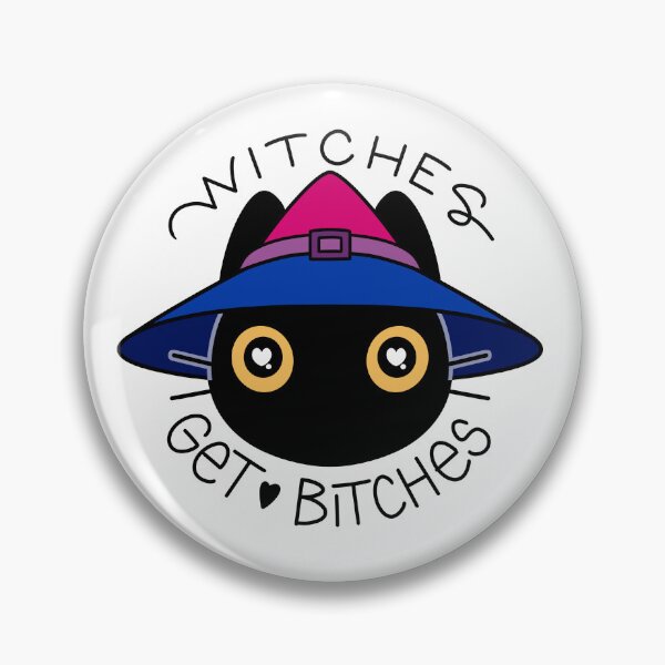 Artikelvorschau, Witches Get B*tches - Bisexual Pride entworfen und verkauft von jayqdrawings.