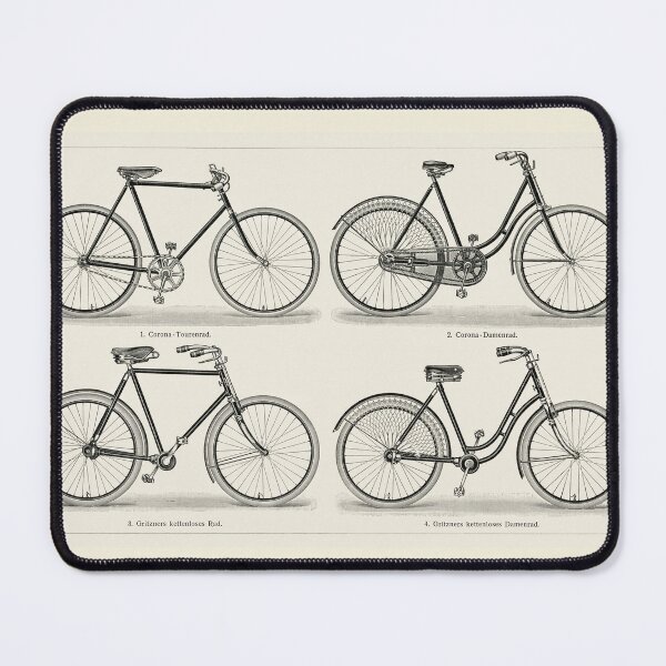 Item preview, Bicycle Lover Vintage Bicycle Illustration Poster designed and sold by ArtMeetsPizza.