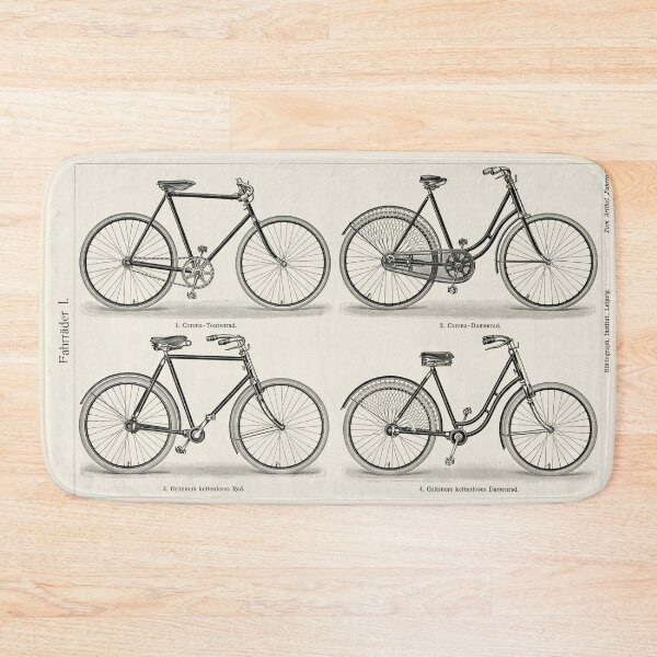 Item preview, Bicycle Lover Vintage Bicycle Illustration Poster designed and sold by ArtMeetsPizza.