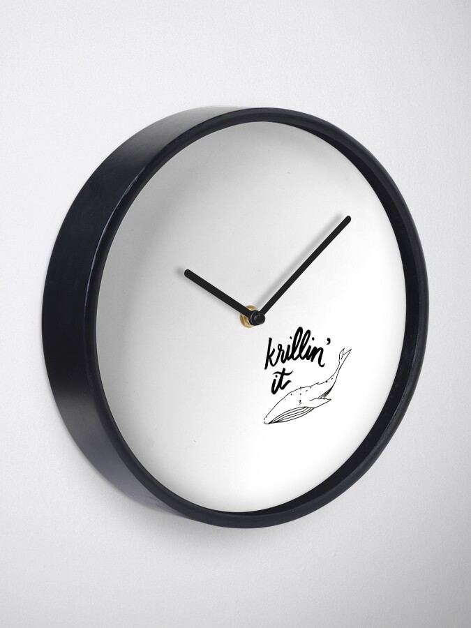 Alternate view of Krillin' It Clock