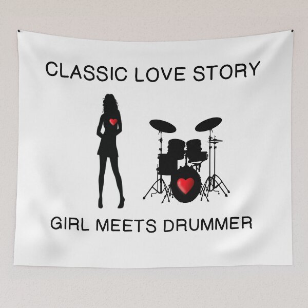 Item preview, CLASSIC LOVE STORY: GIRL MEETS DRUMMER designed and sold by CalliopeSt.
