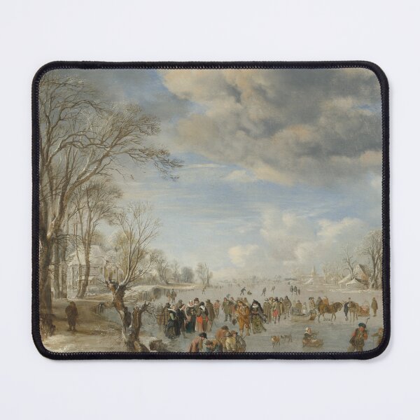 Item preview, Winter in Holland: Skating Scene - Aert van der Neer designed and sold by kfiesta.