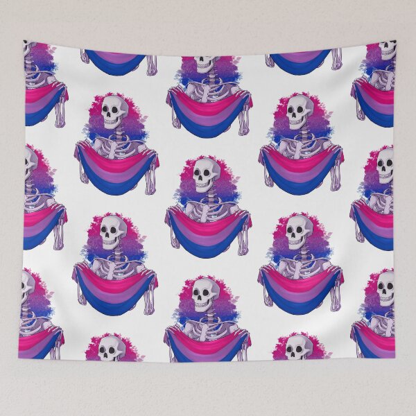 Item preview, Bi Pride Skeleton designed and sold by StarSketchMEH.