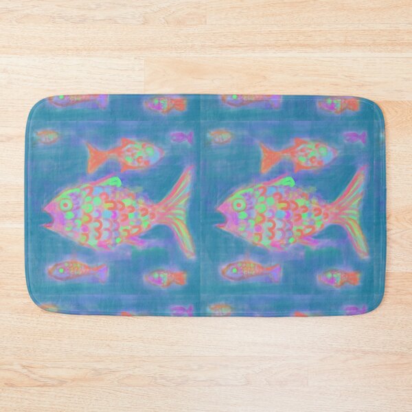 Item preview, Arty Fishy Ocean Painting  designed and sold by PeckoBird.