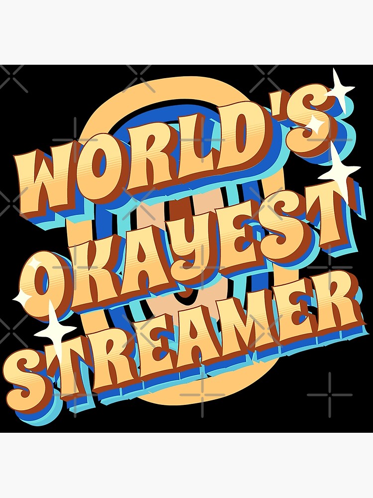 Póster «El mejor streamer del mundo para hombres, mujeres y niños» de