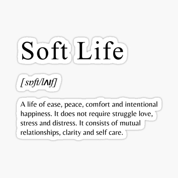 Item preview, Soft life designed and sold by Profashionall.