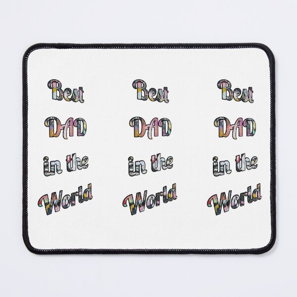 Item preview, Best DAD in the World with patten by MariDani Art, #1 designed and sold by MariDaniArt.