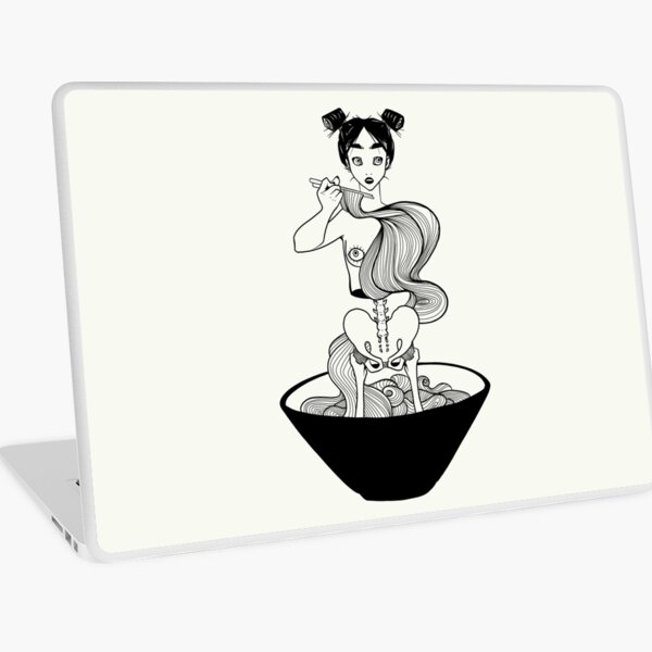 Artikel-Vorschau von Ramen Noodle Skeleton Girl, designt und verkauft von cellsdividing.
