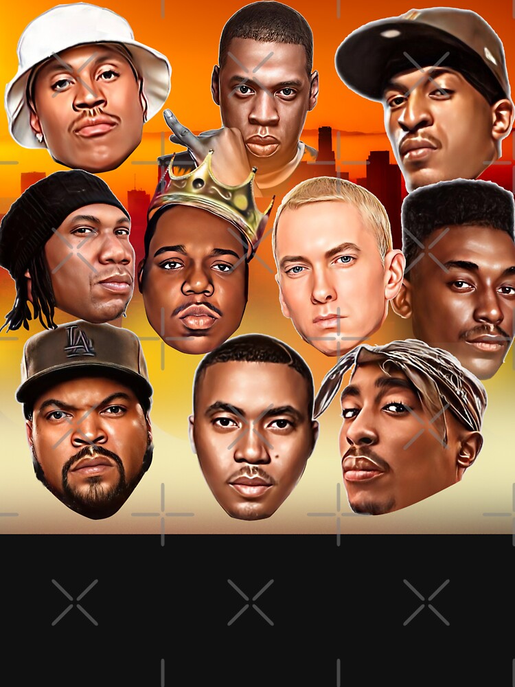 "Legends Of Hip Hop Cartoon Illustration Portrait ©Music Motivation ...