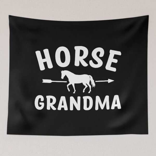 Artikelvorschau, Womens Horseback Riding Horse Grandma Mothers Day entworfen und verkauft von haselshirt.