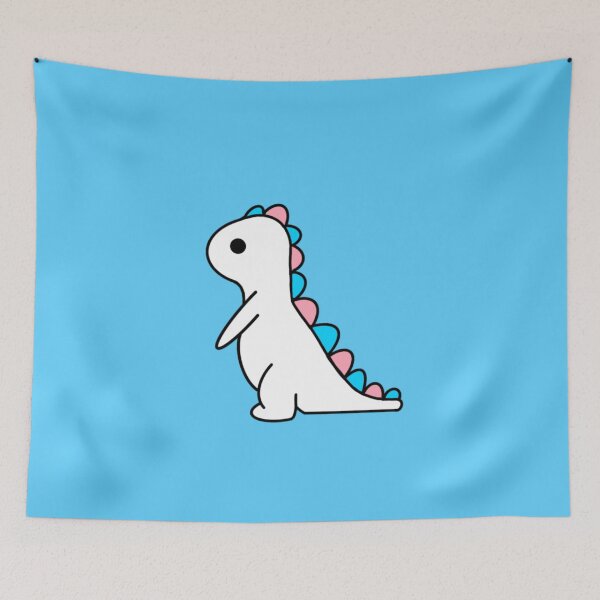 Item preview, Subtle Trans Dino Pink and Blue Pride  designed and sold by jessicaleah15.
