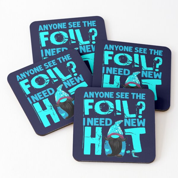 Item preview, New Foil Hat Gnome Silly Conspiracy Joke Saying designed and sold by CRHPOD20.