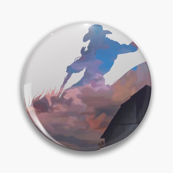 Item preview, Bronco Rider 1: Farm Sunset designed and sold by Zia Frazier.