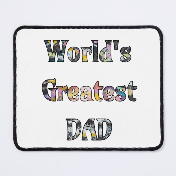 Item preview, World's Greatest DAD with patten by MariDani Art, #1 designed and sold by MariDaniArt.