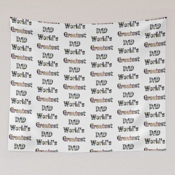Item preview, World's Greatest DAD with patten by MariDani Art, #1 designed and sold by MariDaniArt.