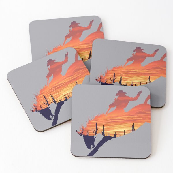 Item preview, Bronco Rider 1: Desert Sunset designed and sold by Zia Frazier.