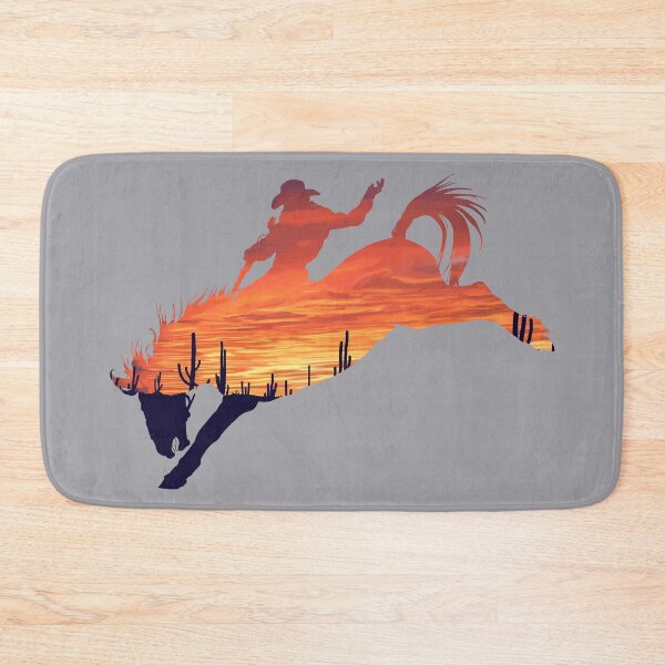Item preview, Bronco Rider 1: Desert Sunset designed and sold by Zia Frazier.
