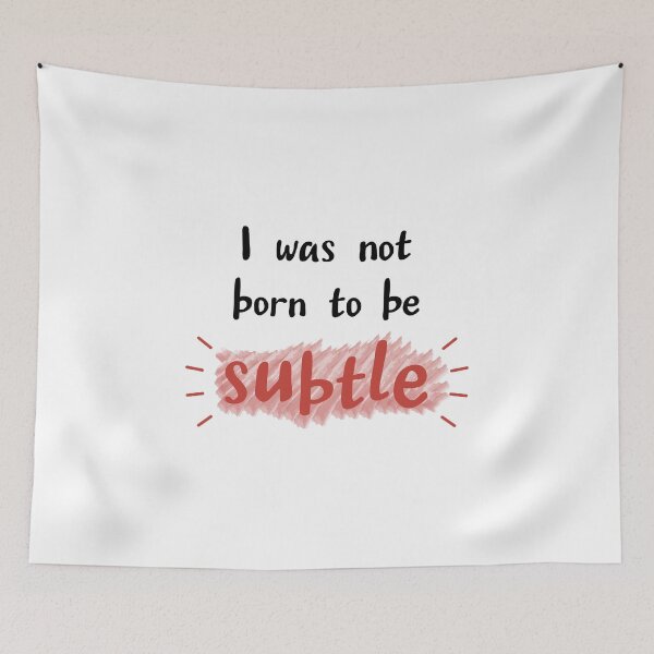Item preview, Born to be subtle designed and sold by CamilaDavison.