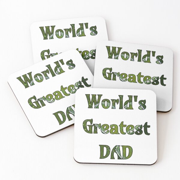 Item preview, World's Greatest DAD with patten by MariDani Art, #4 designed and sold by MariDaniArt.