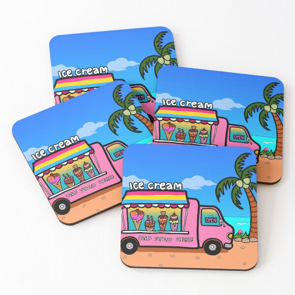 Item preview, Pansexual street food truck ice cream outdoor beach summer designed and sold by Nalidsa Sukprasert.