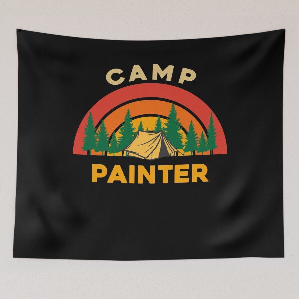 Item preview, Camp Painter Design for Camping Lovers designed and sold by sleeksy.