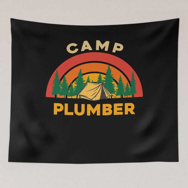 Item preview, Camp Plumber Design for Camping Lovers designed and sold by sleeksy.