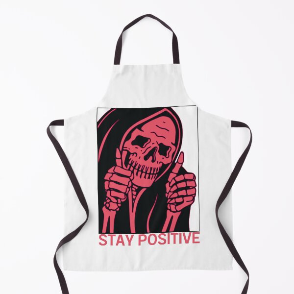 Item preview, Stay Positive , Reaper , Waterproof Sticker , Hydro Flask Sticker designed and sold by Wiseth-.