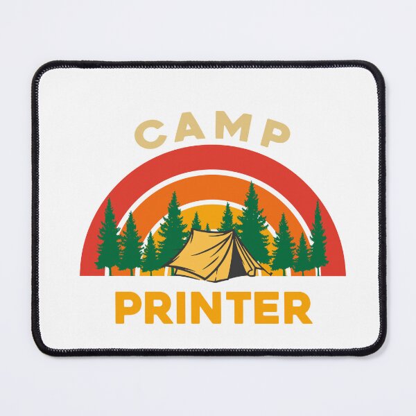 Item preview, Camp Printer Design for Camping Lovers designed and sold by sleeksy.