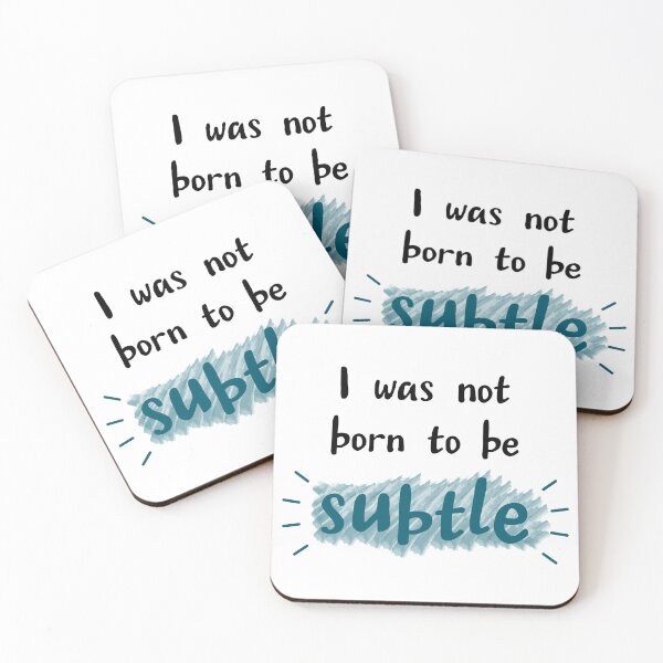 Item preview, Born to be subtle designed and sold by CamilaDavison.