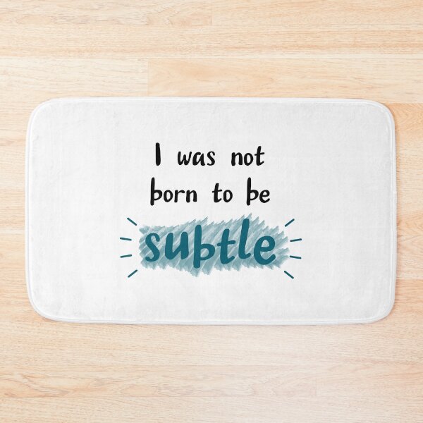 Item preview, Born to be subtle designed and sold by CamilaDavison.
