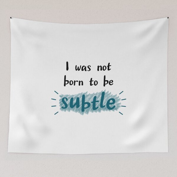 Item preview, Born to be subtle designed and sold by CamilaDavison.