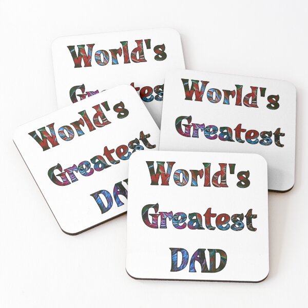 Item preview, World's Greatest DAD with patten by MariDani Art, #7 designed and sold by MariDaniArt.